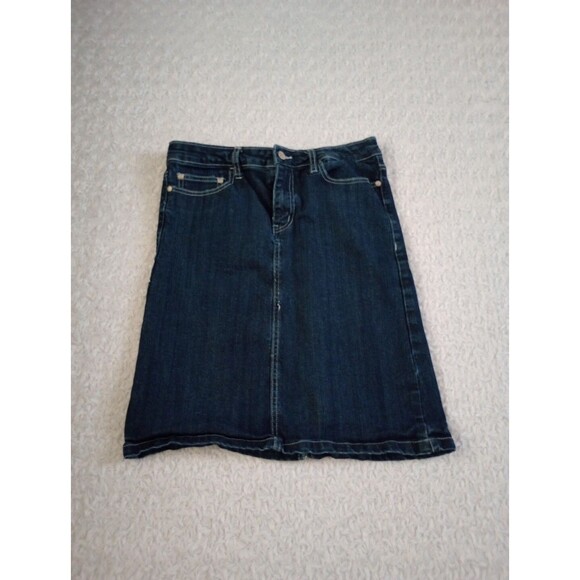 Sassy Jeans Blue Demin Skirt, Size L - Picture 1 of 7